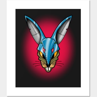 Cyber bunny Posters and Art